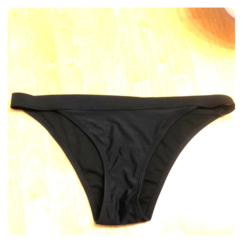 Black bikini bottoms
